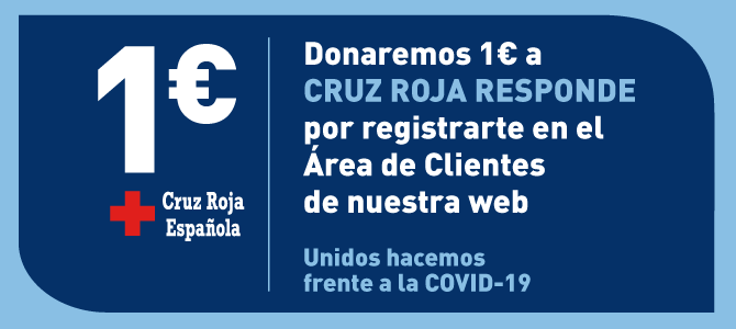  Cartel anuncio "1€ por cada cliente nuevo que se registre en el área de clientes" 