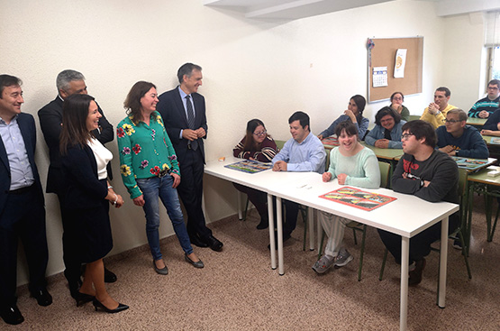 Ir a la noticia Hidraqua visita las instalaciones de la Asociación Síndrome de Down de Alicante