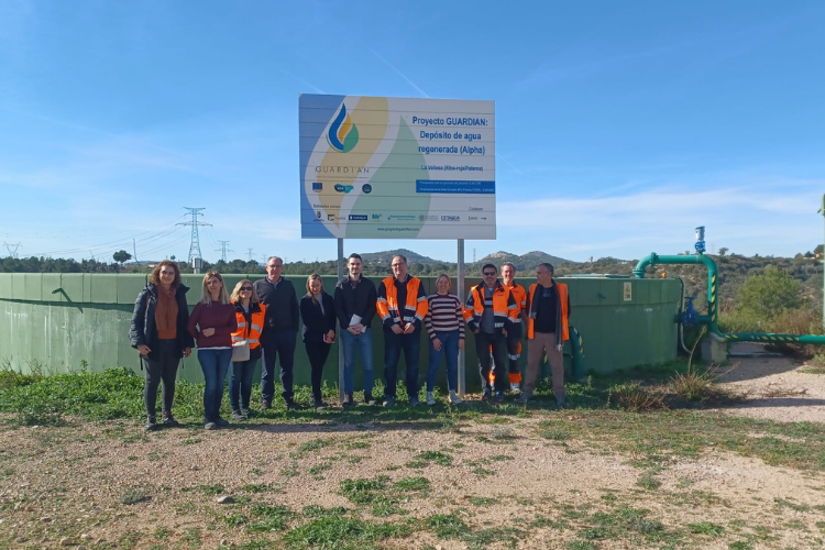 Ir a la noticia Hidraqua comparte la experiencia del proyecto Guardian para facilitar el desarrollo de la futura planta piloto de regeneración de agua de Riba-Roja