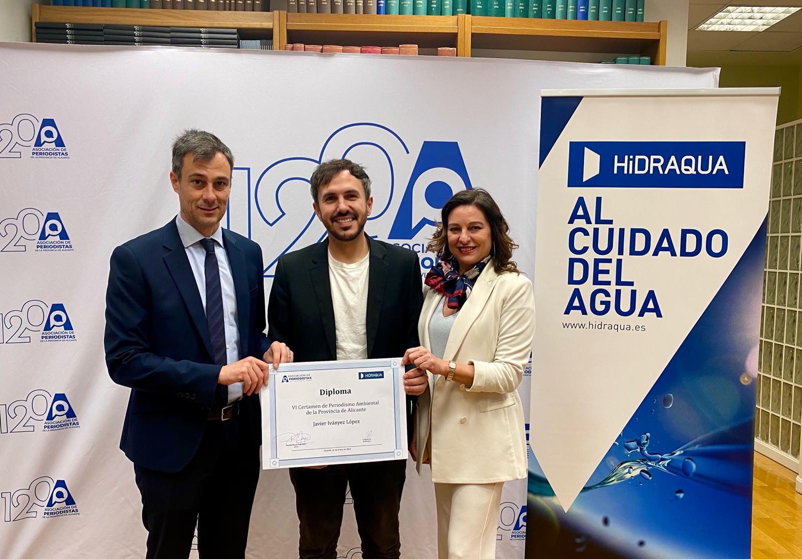 Ir a la noticia Javier Ivànyez gana el VI Premio de Periodismo Ambiental  Hidraqua - APPA